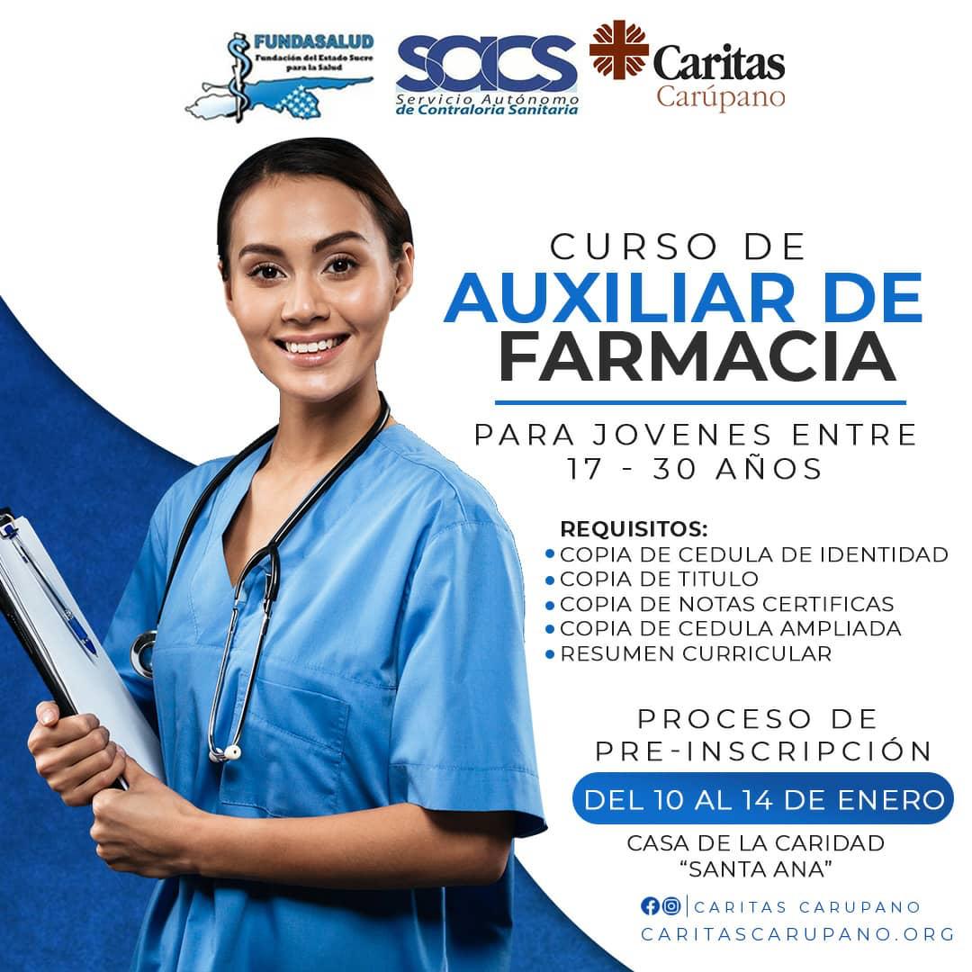 CARITAS CAR PANO DICTAR CURSOS EN ALIANZA CON FUNDASALUD